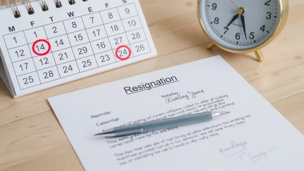 Hur lång uppsägningstid har jag när jag säger upp mitt jobb