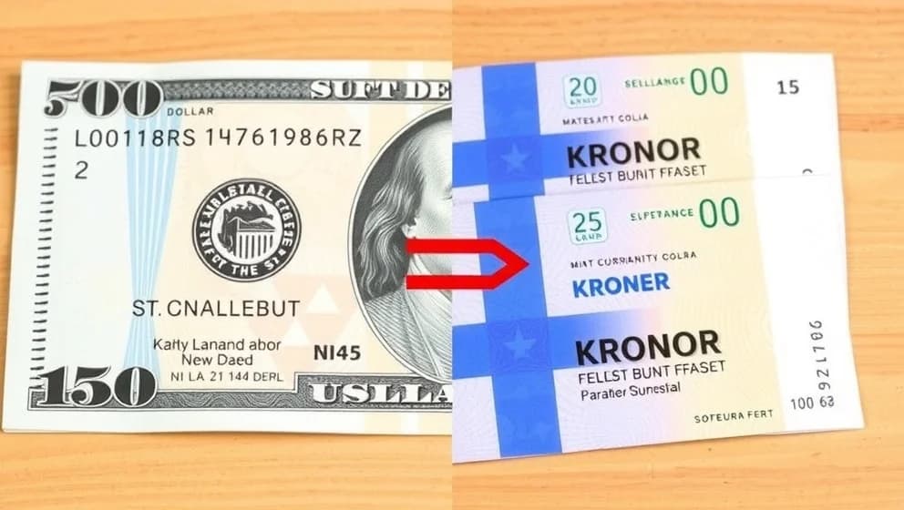 Vad kostar 50 dollar i svenska kronor